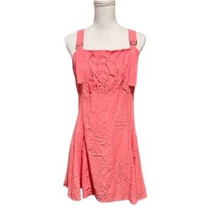 NWT Beautiful mini dress by Me.  Made in France. Coral color. Small